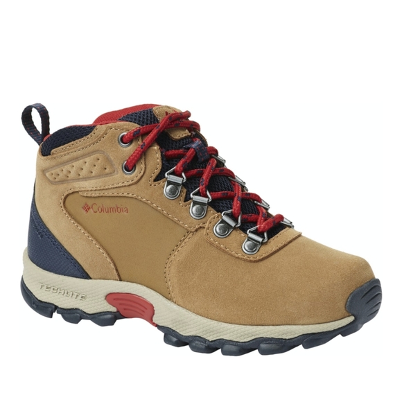 Columbia Other - Columbia Newton Ridge Kids Suede Hiking Boots Size US 10